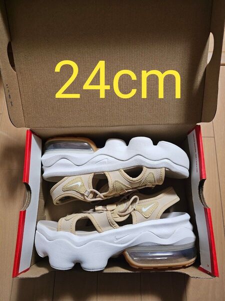 新品未使用 NIKE ナイキ エアマックスココサンダル セサミ サンドドリフト 24cm カジュアルサンダル