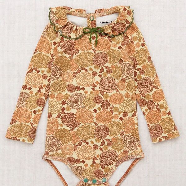 misha&puff ミシャアンドプフ Acorn Chrysanthemum ロンパース 18-24m 80サイズ相当