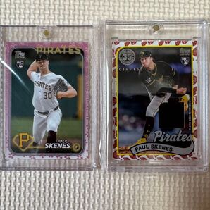 topps japan edition 2024 ピッツバーグ パイレーツ ポール・スキーンズ RC レリック 桜