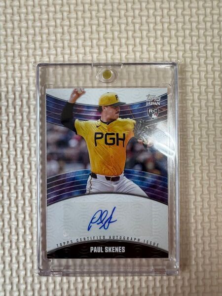 topps japan edition 2024 ピッツバーグパイレーツ ポール・スキーンズ RC サインカード MLB