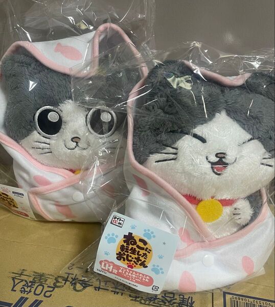 ねこに転生したおじさん くじ A賞 LH(ラストハッピー)プンちゃん ぬいぐるみ