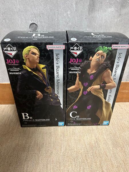 ジョジョの奇妙な冒険 一番くじ フィギュア プロシュート&ペッシ セット