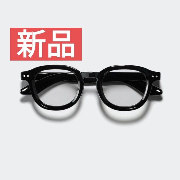 ユニクロ サングラス ウェリントン 新品 UVカット 男女兼用 ブラック