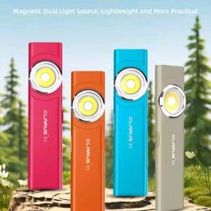☆★値下げ★☆KLARUS E5☆ブルー☆ 600ルーメン LEDライト 小型 軽量 薄型 ワークライト 板金ライト ブースライト