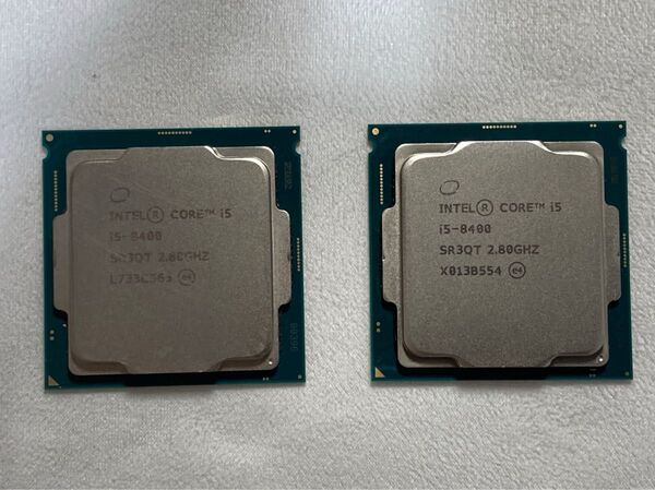 Intel Core i5-8400 SR3QT 2個セット CPU