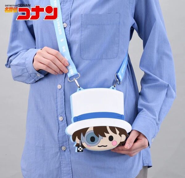 名探偵コナン プラチナムザッカショルダー付 シリコンポーチ 怪盗キッド 1点