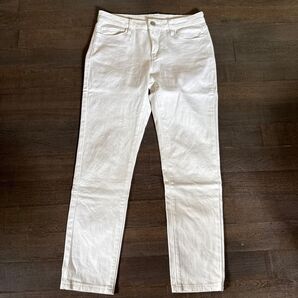 無印良品 ストレッチスキニージーンズ ホワイト 26