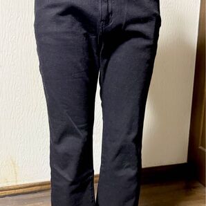 無印良品 ブラックジーンズ 28