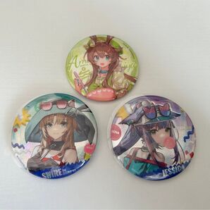 ジェシカ、スワイヤー、アーミヤ 缶バッジ 3セット アークナイツ 明日方舟