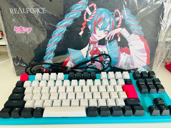 初音ミク Realforce GX1 コラボキーボード 日本語配列