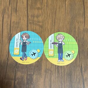 エイトリ 18trip アニメイトカフェ アニカフェ 斜木七基 久楽間潮 コースター 特典
