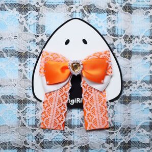 キンブレリボン ペンラリボン オレンジ ハンドメイド