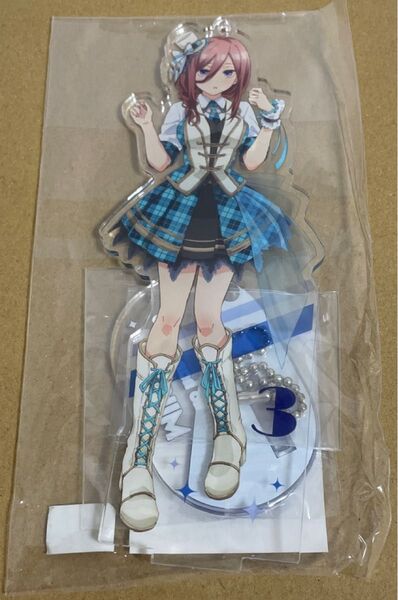 五等分の花嫁 中野三玖 くっつけアクリルスタンド アイドルver.