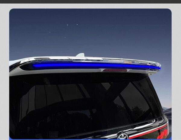 アルファード、ヴェルファイア40系 LEDイルミルーフスポイラー 流れるウインカー カスタム パーツ アクセサリー