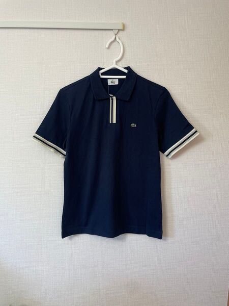 【新品】LACOSTE / ラコステ ポロシャツ マリーン / ネイビー Lサイズ