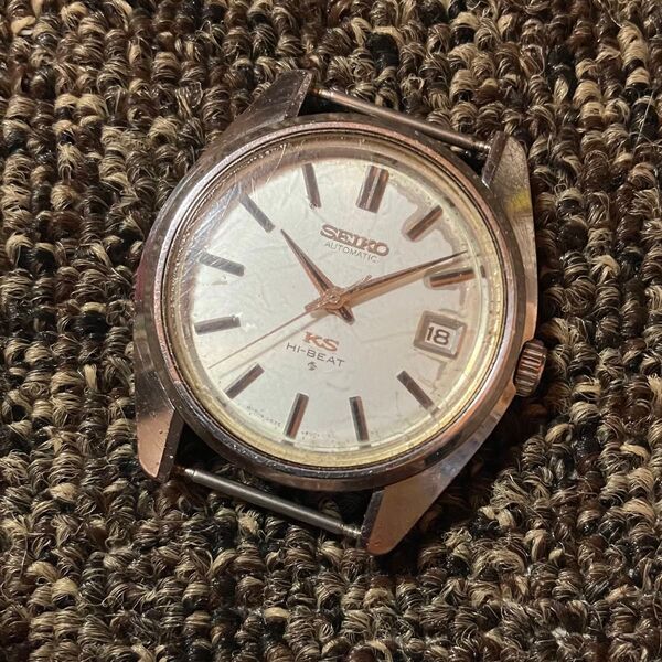 SEIKO キングセイコー デイト シルバー文字盤 自動巻き 中古品