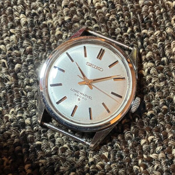 SEIKO セイコー LORD MARVEL ロードマーベル 36000 シルバー文字盤 手巻き 中古品