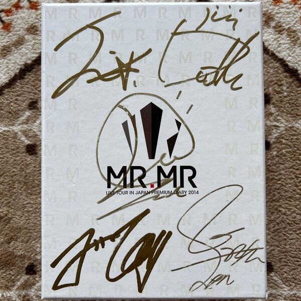 直筆サイン入り! MR.MR 8枚組DVD BOX「LIVE TOUR IN JAPAN PREMIUM DIARY 2014」