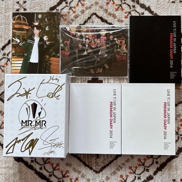 直筆サイン入り MR.MR 8枚組DVD BOX「LIVE TOUR IN JAPAN PREMIUM DIARY 2014」