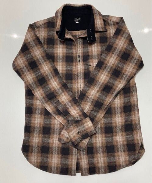 DALEE'S ダリーズ フランネルシャツ Amond (アモンド) ENBROID SHIRT IM.ブラウン