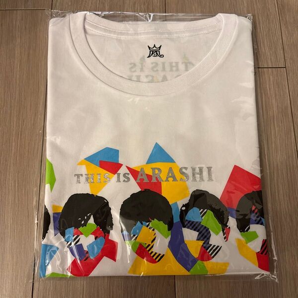 THIS IS ARASHI 嵐 グッズ 半袖Tシャツ ホワイト