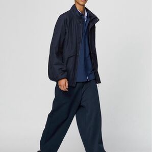 【UNIQLO:C】スウェットワイドパンツ(ネイビー)Mサイズ