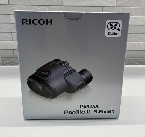 新品未開封 リコー 双眼鏡 ペンタックス PENTAX Papilio II 6.5x21
