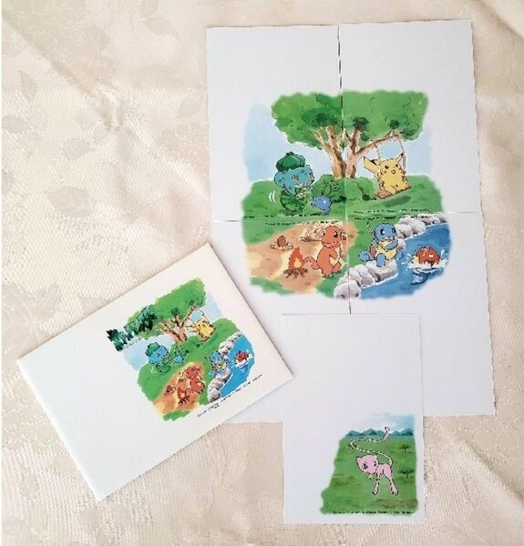 ポケットモンスター 絵入りハガキ5枚×3セット ポケモン ポストカード ピカチュウ