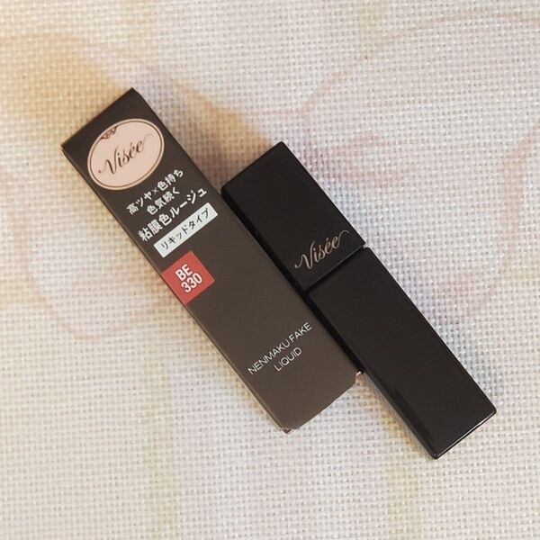 Visee ヴィセ ネンマクフェイク リキッド 6mL (BE330 したたるアプリコット)