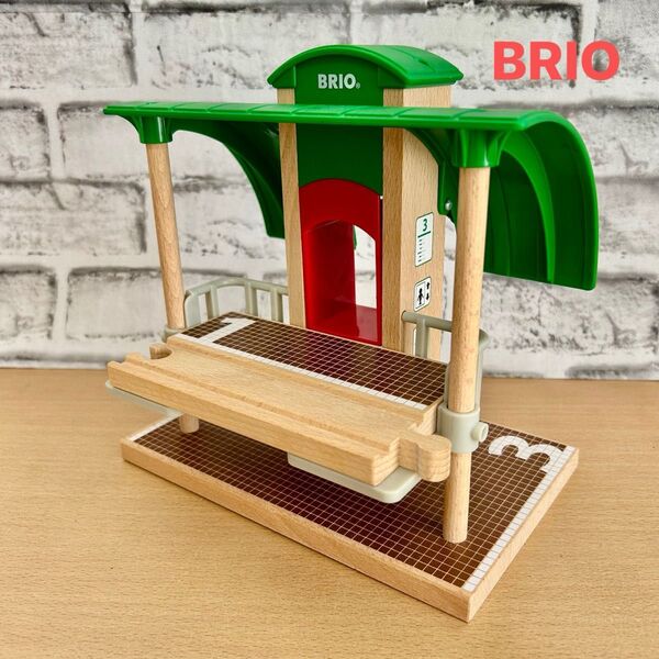 BRIO ブリオ エレベーター付き 2階建 駅 木製レール用