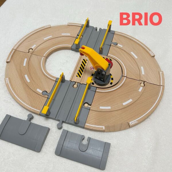 BRIO ブリオ クレーン カーブ ロードレール 踏切 道路サークルセット