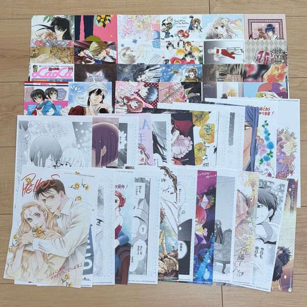 LaLa 付録 ポストカード 複製原画 赤髪の白雪姫 桜蘭高校ホスト部 金色のコルダ 学園ベビーシッターズ 転生悪女