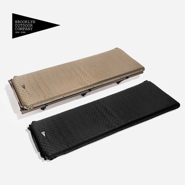 BROOKLYN OUTDOOR COMPANY 2個セット自己膨張式スリーピングマット BOCキャンプマット8cm