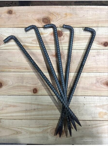 鉄の杭13mm×400mm 50本セット