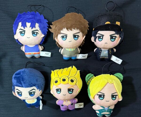 ジョジョの奇妙な冒険 チビちびぐるみ ナムコ 全種類 まとめ売り ジョナサン ジョセフ 承太郎 仗助 ジョルノ・空条徐倫