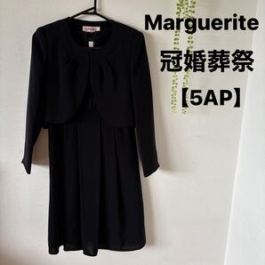 Marguerite ワンピース ツーピース ブラックフォーマル 冠婚葬祭 【5AP】