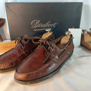 【Vintage】PARABOOT バース 高級革靴 本革デッキシューズ 正規品