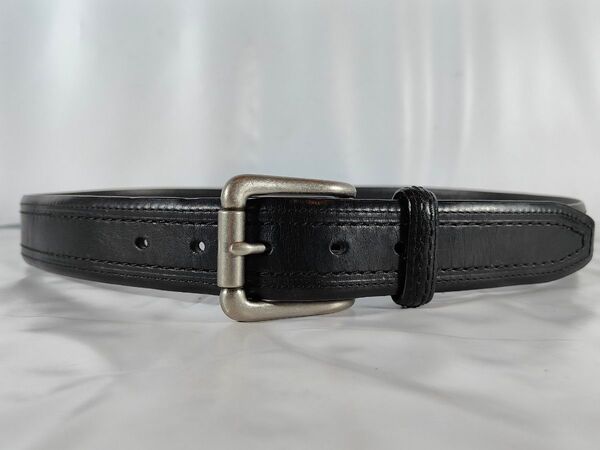 【Vintage】FOSSIL フォッシル 高級レザーベルト 厚本革真鍮 正規品