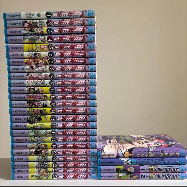 【スティール・ボール・ラン 1〜24巻 全巻】+【岸部露伴は動かない 1〜2巻】+【ジョジョランズ 1〜2巻】計28冊