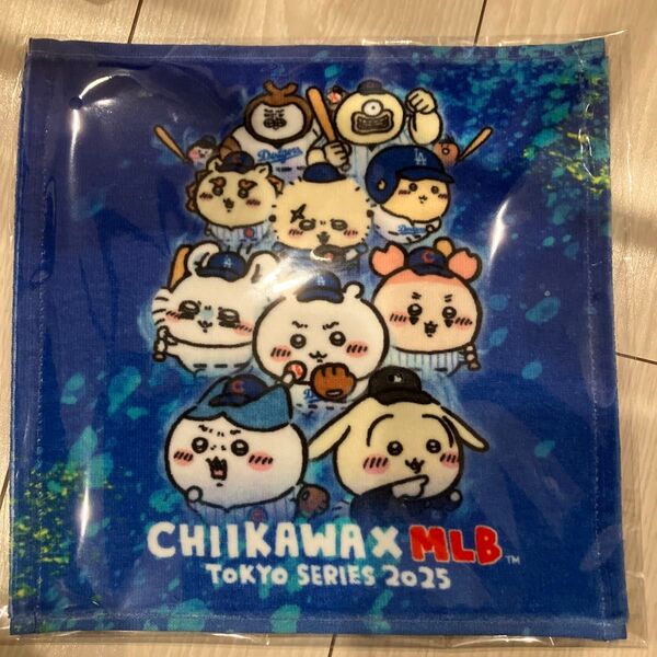 ちいかわ MLB TOKYO SERIES ハンドタオル ドジャース ハンカチ