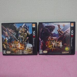 【3DS】 2枚セット 3DS モンスターハンター4G / 4 ソフト