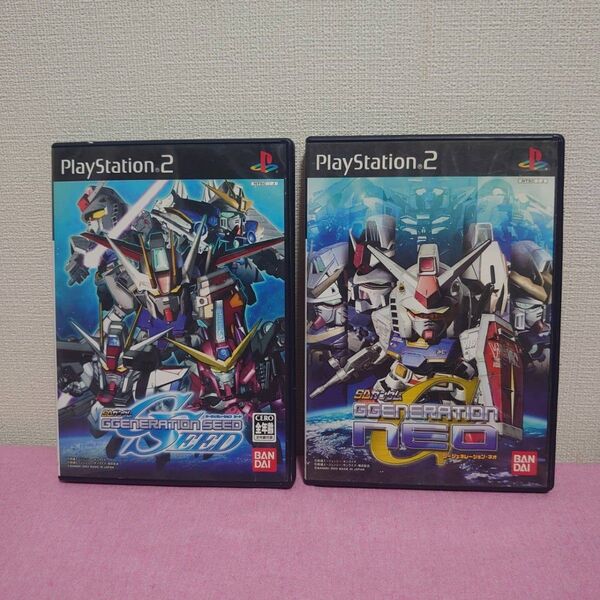 【PS2】 2枚セット SDガンダムGジェネレーションSEED / NEO