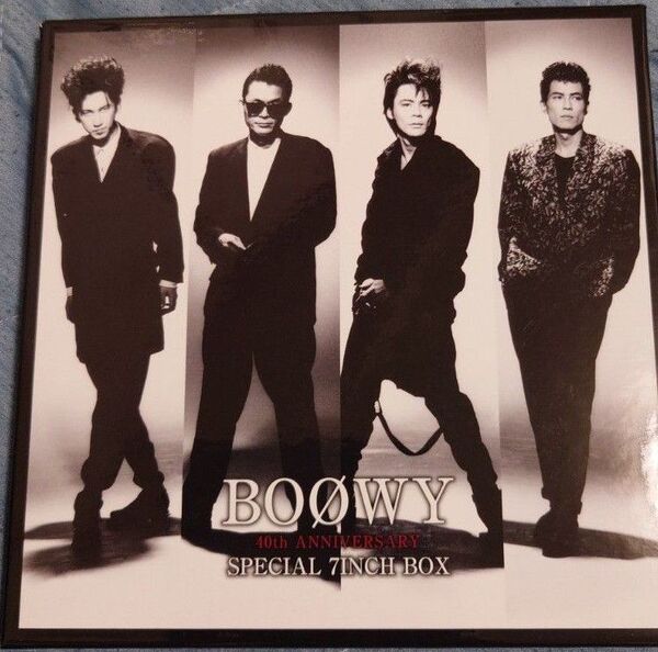 BOOWY 40th Anniversary SPECIAL 7inch BOX