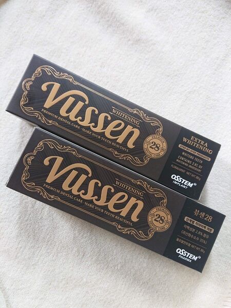 VUSSEN ビューセン 28 歯磨き粉 ホワイトニング 未使用 2箱セット 韓国