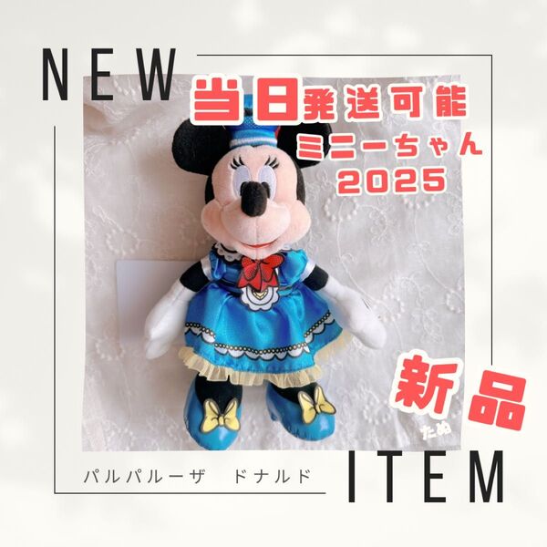 本日発送 匿名 新品タグ付き ミニー ぬいぐるみバッジ パルパルーザ ディズニー