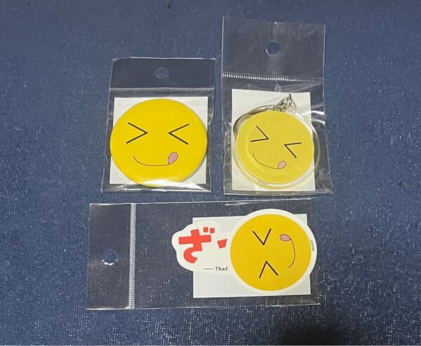 ざつ旅 ちかの缶バッジ アクリルキーホルダー ステッカー 3点セット 鈴ヶ森ちか