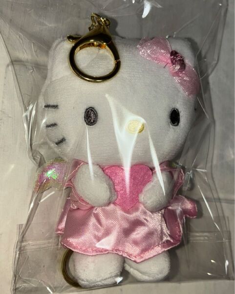 ハローキティ ぬいぐるみキーホルダー ピンク
