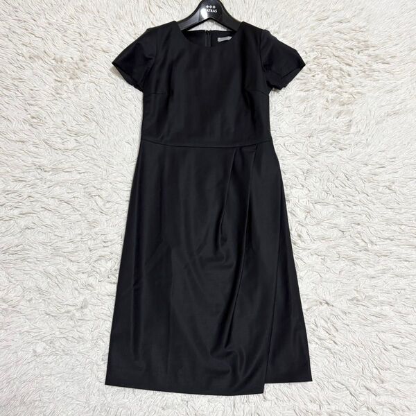希少サイズ 美品 theory luxe セオリーリュクス EXECUTIVE エグゼクティブ ANAHITA ワンピース 黒