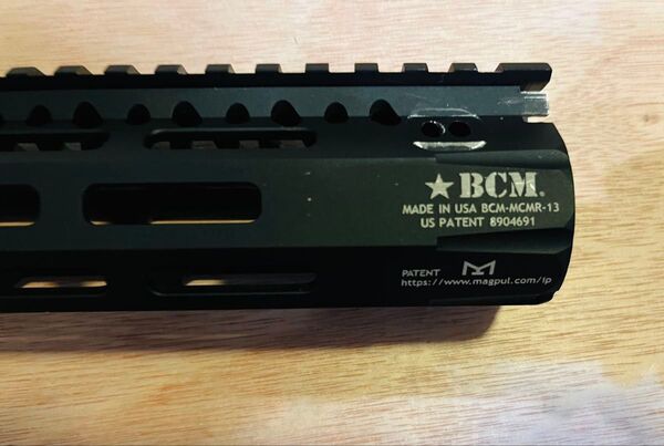 BCM BCM-MCMR-13 ハンドガード ブラック 軽量フルメタル