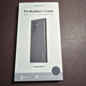「PITAKA」Galaxy S24 Ultra【全面保護-NFCボタン付き】